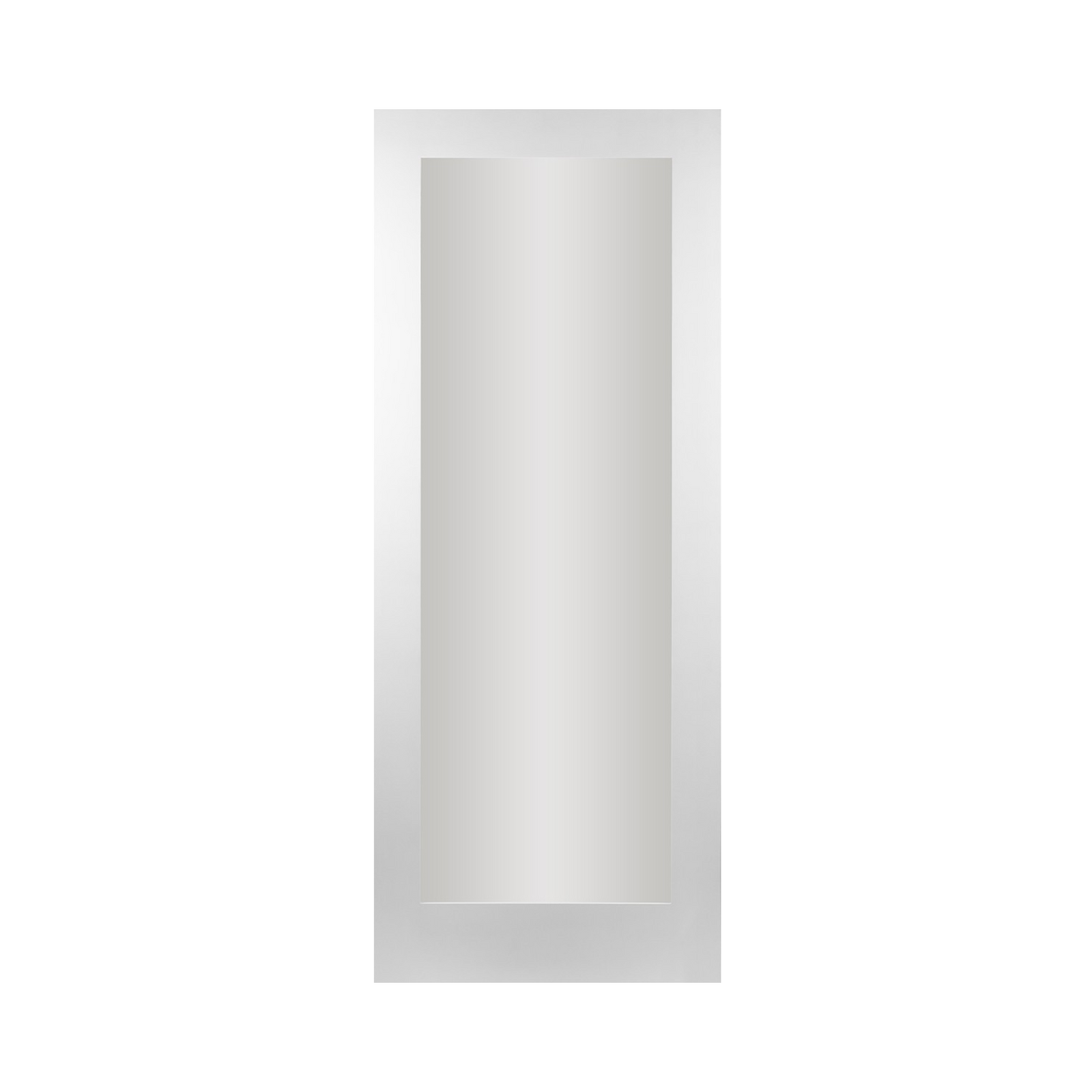 SEADEC Cheshire White 1 Panel Shaker Frosted Printed White Primed (42MM) - DOOR Dynamite Hardware