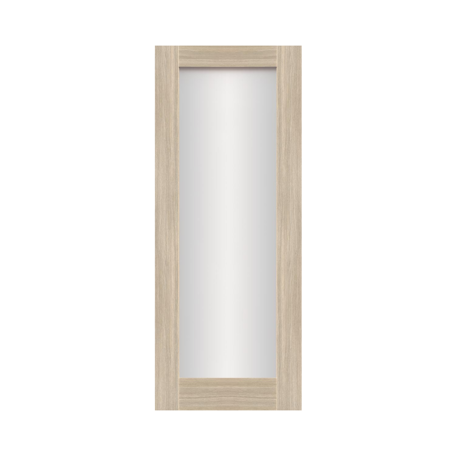 SEADEC Cheshire Alpine Oak 1 Panel Shaker Frosted Glass Door (44MM) - DOOR Dynamite Hardware