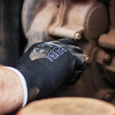 Durable Grip Gloves - PU Coated Polyester X Large