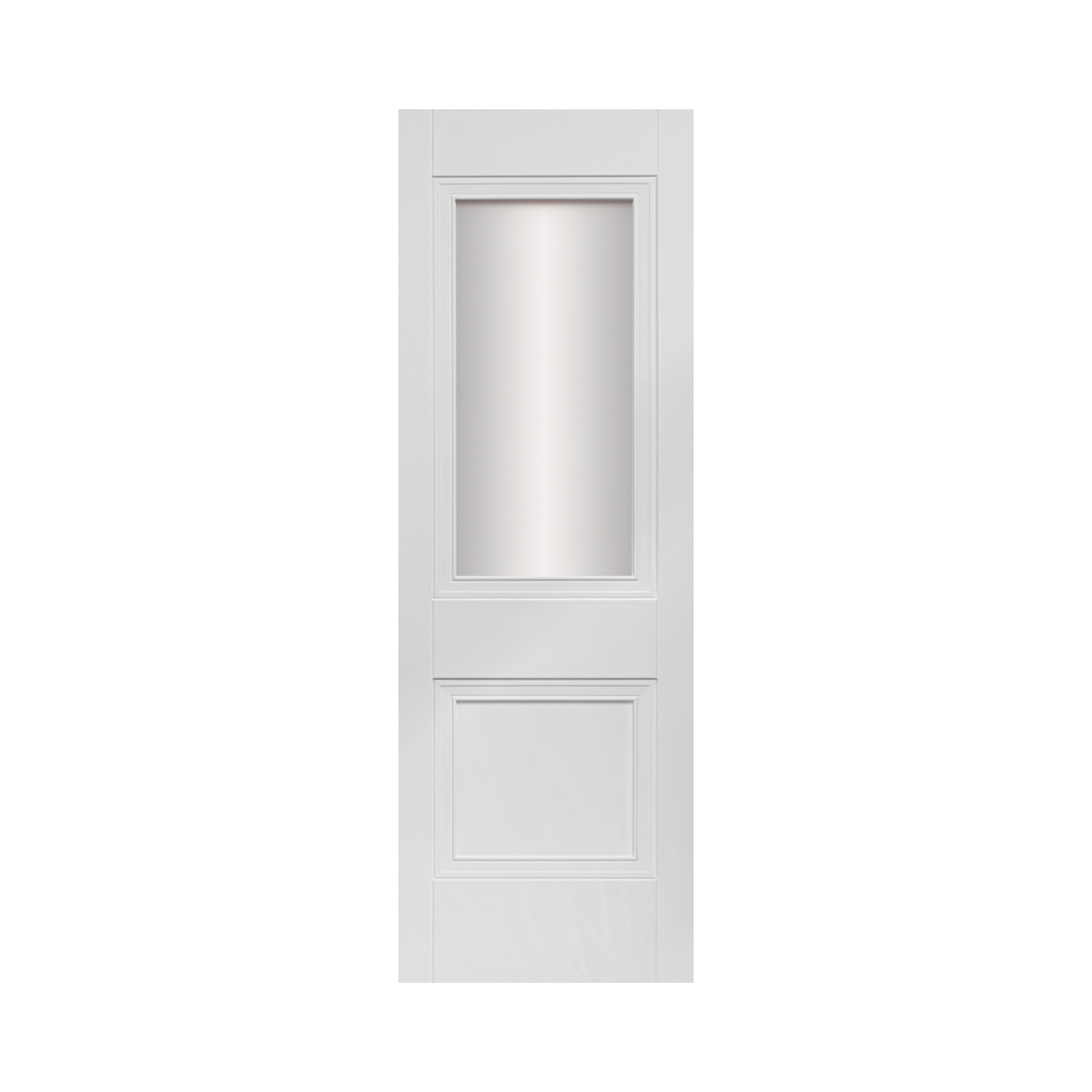 SEADEC Darwin White 1 Panel & 1 Glass Clear Glass White Primed (42mm) - DOOR Dynamite Hardware