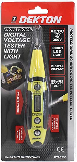 Dekton Professional Digital Voltage Tester - Electrical Dynamite Hardware
