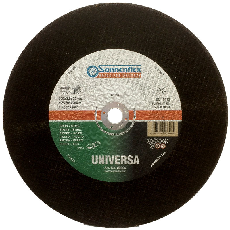 Abracs 12in Universal Stone & Steel Cutting Disc