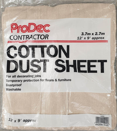 Prodec 12x9 Cloth Dustsheet (abc) - Dust Sheet Dynamite Hardware