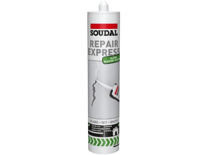 SOUDAL REPAIR EXPR PLASTER WHITE 290ML - Dynamite Hardware