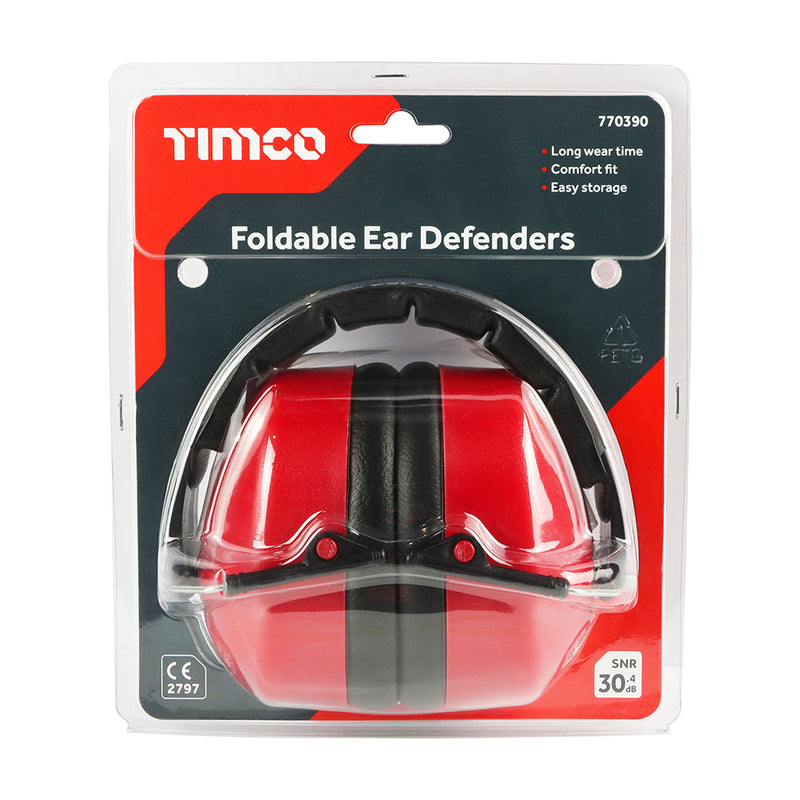 Foldable Ear Defenders - 30.4dB One Size - Dynamite Hardware