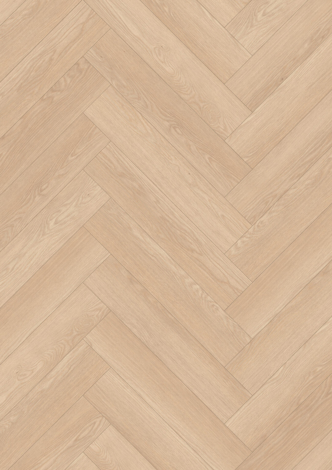 Sand Baronia Oak herringbone laminate flooring plank detail