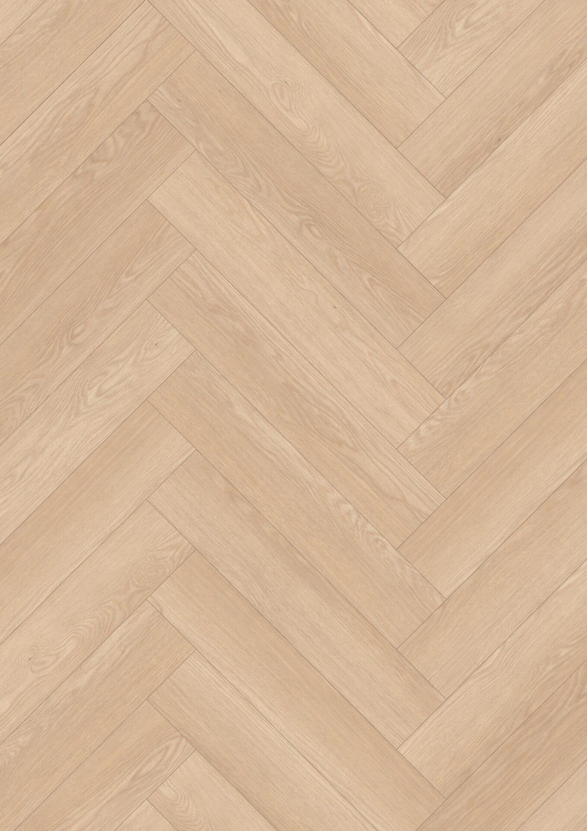 Sand Baronia Oak herringbone laminate flooring plank detail