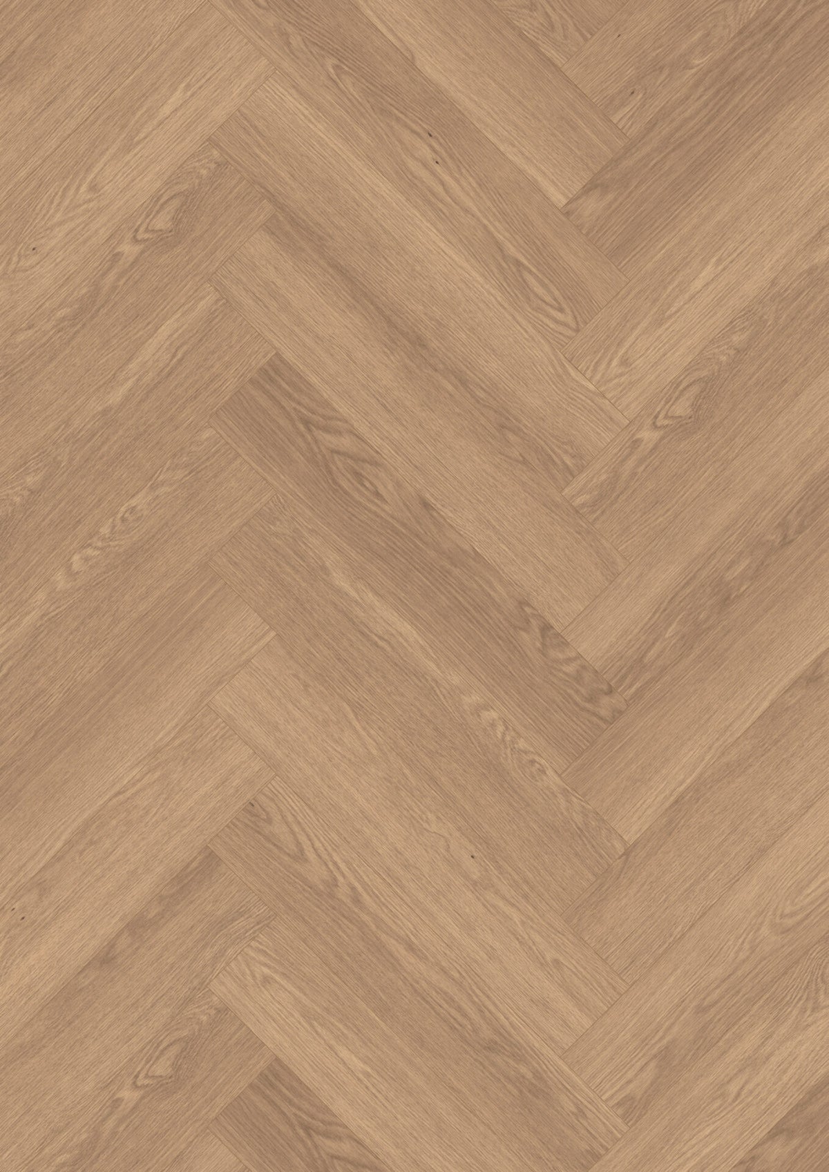 Brown Baronia Oak herringbone laminate flooring plank detail