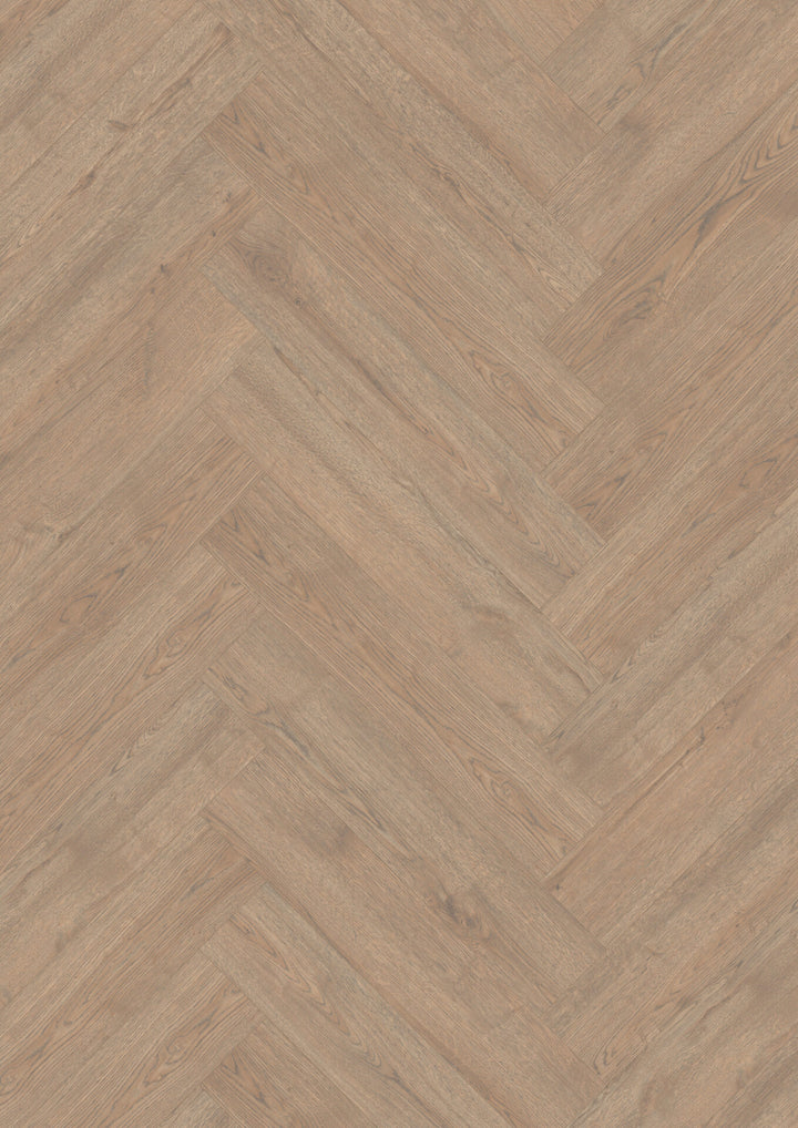 Turin Oak herringbone laminate flooring plank detail
