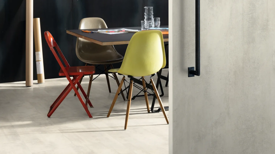 White Chromix Aqua 8mm AC5 Laminate Flooring