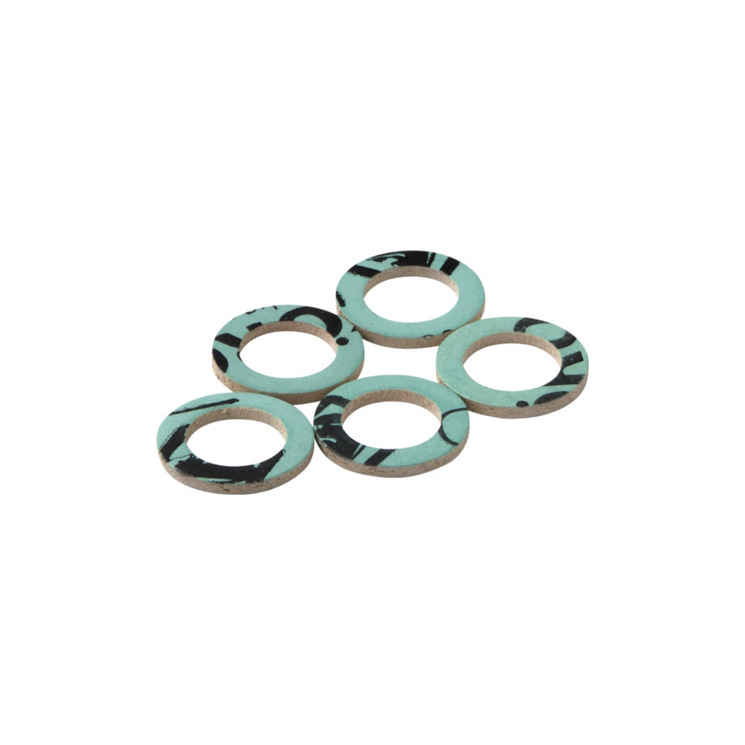 Easi Plumb - 3/4" Green Fibre Washers (Pack Of 5) - Washers & Pipe Clips Dynamite Hardware