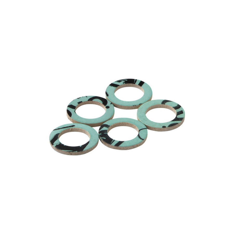 Easi Plumb - 3/4" Green Fibre Washers (Pack Of 5) - Washers & Pipe Clips Dynamite Hardware