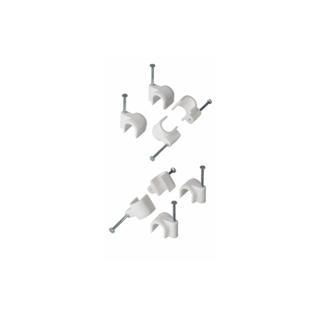 Easi Plumb - 1/2" Nail Pipe Clips (Pack 8) - Washers & Pipe Clips Dynamite Hardware