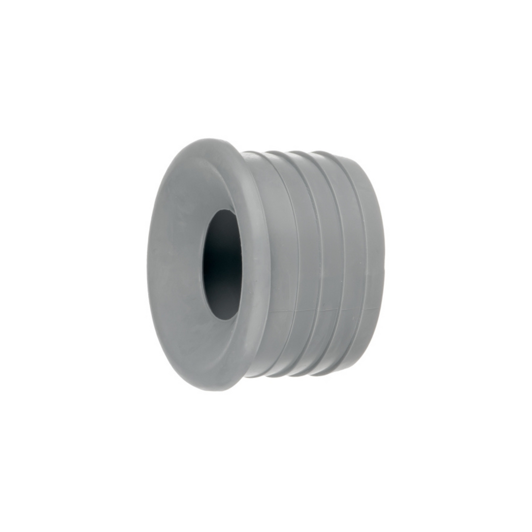 Easi Plumb - 40mm Flexible Socket Insert - Solvent Weld Waste Pipe Fittings - White Dynamite Hardware