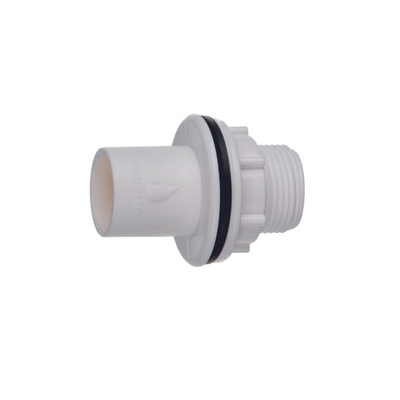 Easi Plumb - 21mm Overflow Straight Tank Connector - Overflow Pipe Fittings Dynamite Hardware