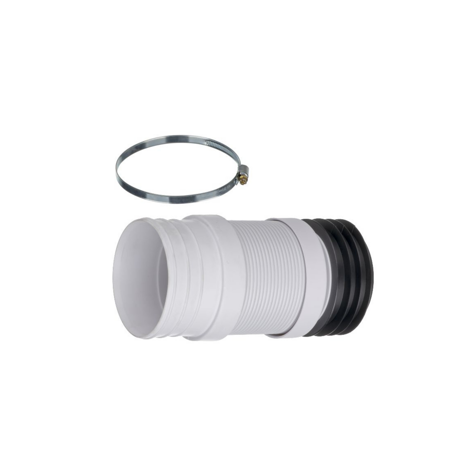 Easi Plumb - Flexible Pan Connector c/w Clip (Suitable For BTW Pan) - Pan Connectors Dynamite Hardware