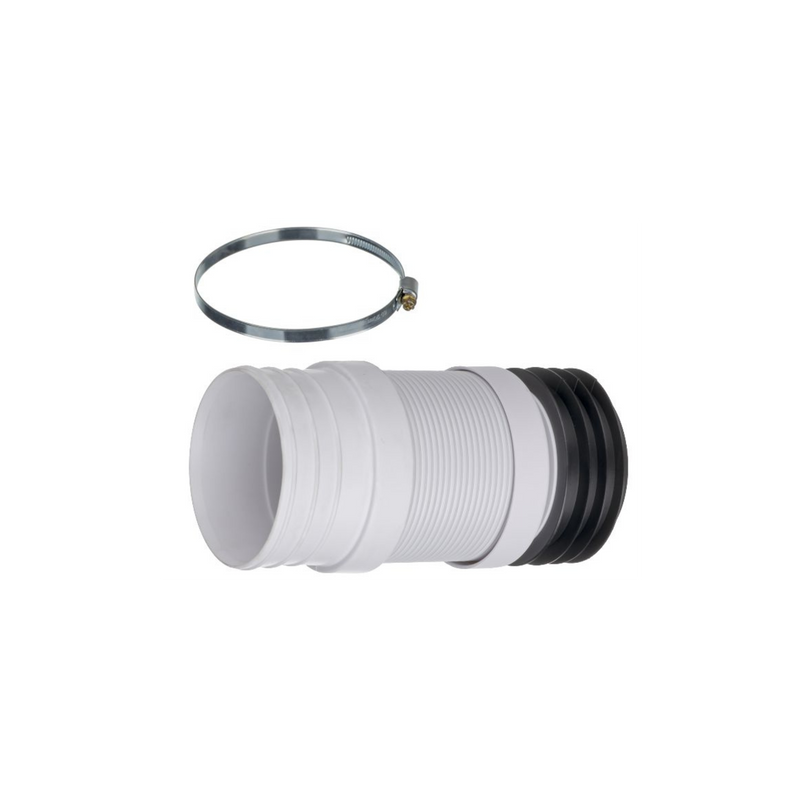 Easi Plumb - Flexible Pan Connector c/w Clip (Suitable For BTW Pan) - Pan Connectors Dynamite Hardware