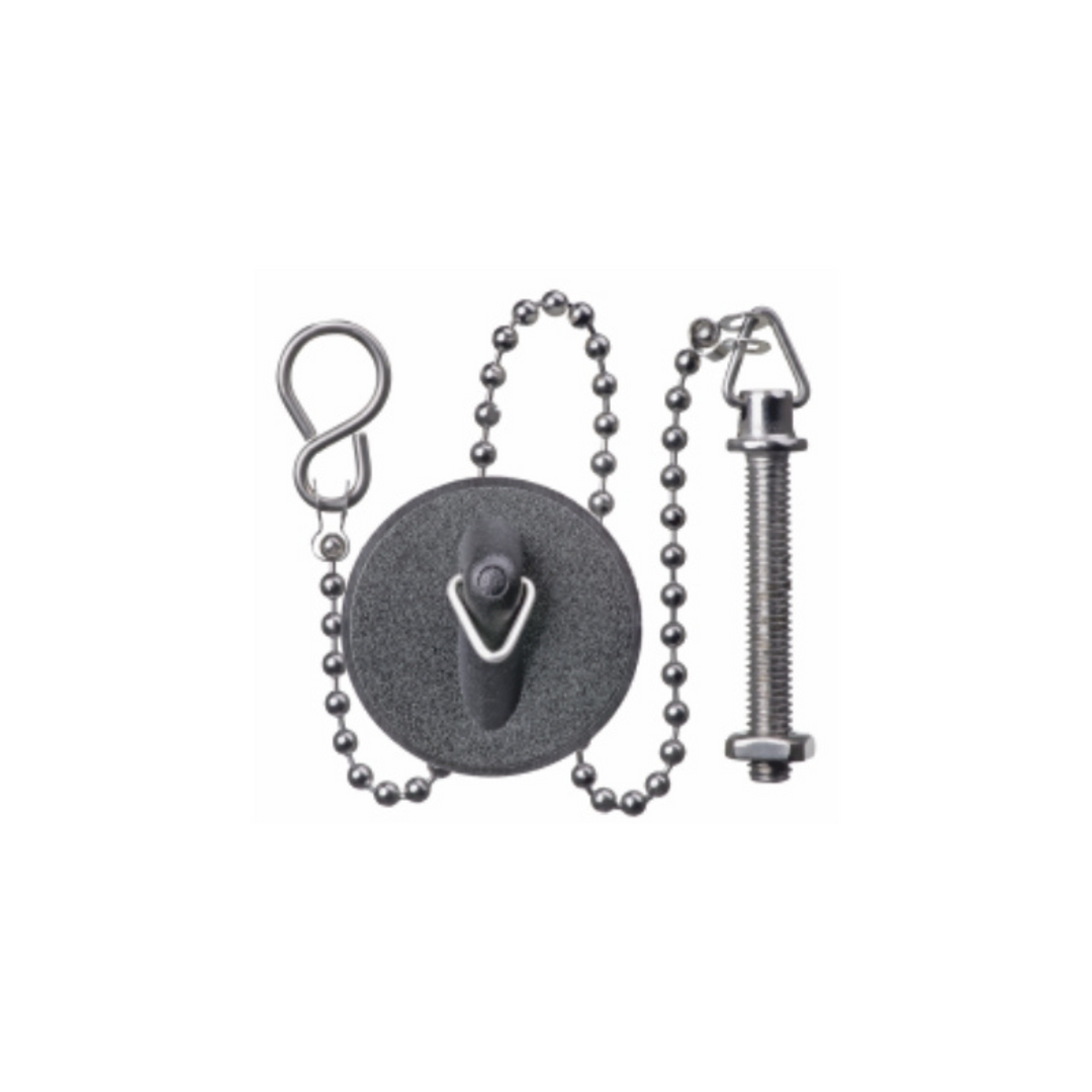 Easi Plumb - Poly Basin Plug & Chain Set - Waste Plugs & Chains & Blanks Dynamite Hardware