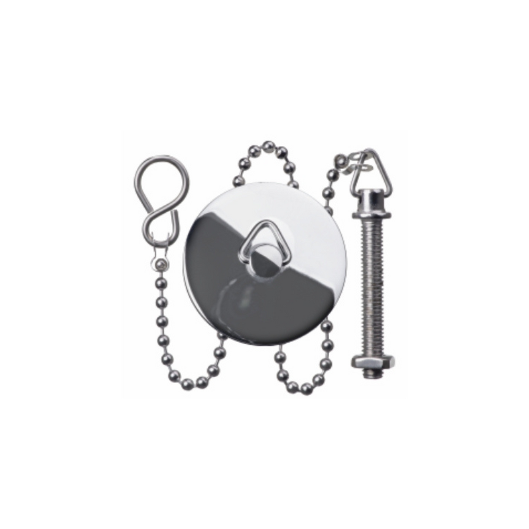 Easi Plumb - C.P.Basin Plug & Chain Set - Waste Plugs & Chains & Blanks Dynamite Hardware