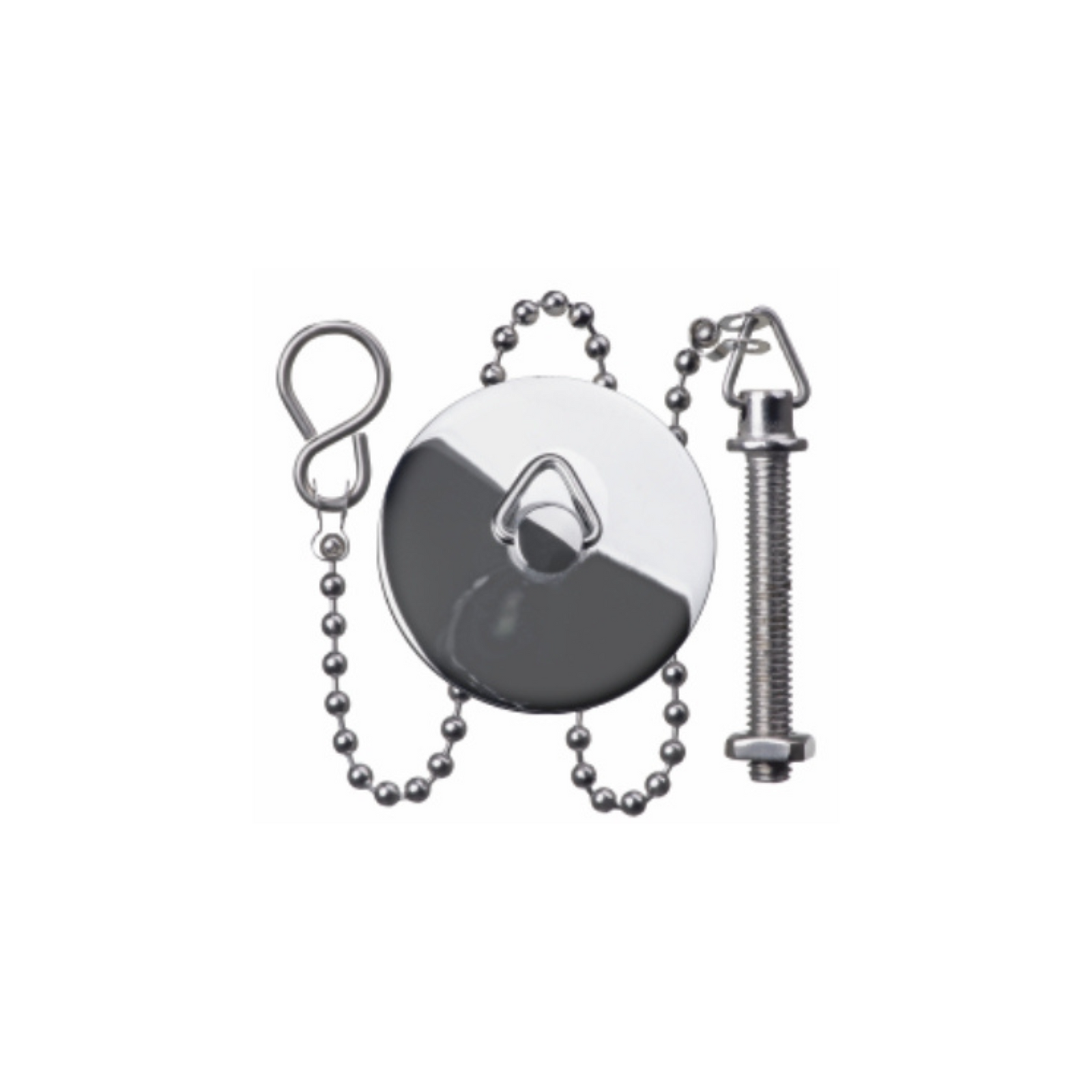 Easi Plumb - C.P.Basin Plug & Chain Set - Waste Plugs & Chains & Blanks Dynamite Hardware