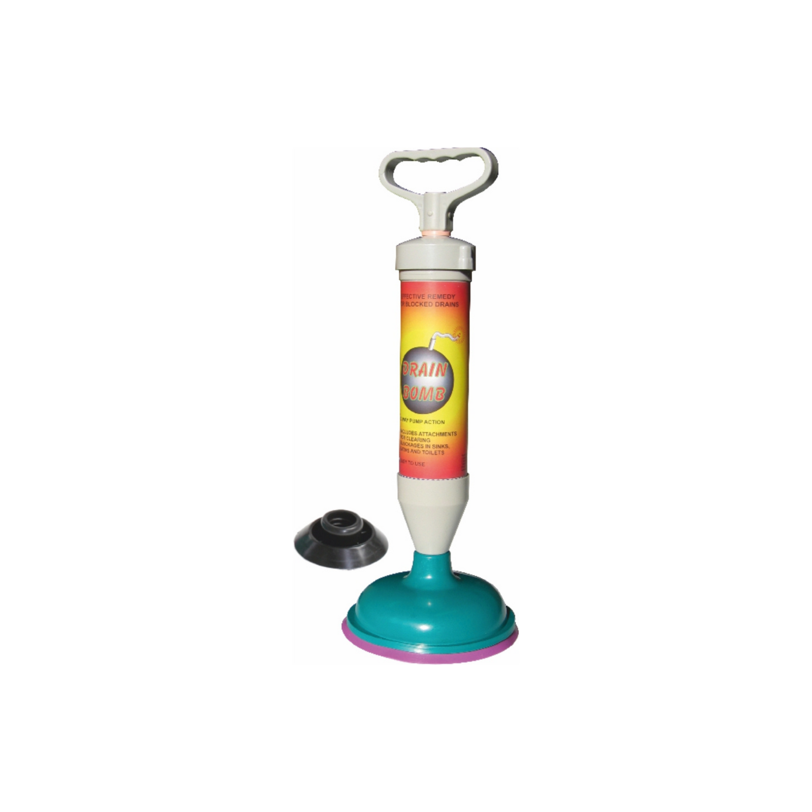Easi Plumb - Suction Pump for Sink and Bath - Drain Bomb - Drain Clearing Equipment Dynamite Hardware