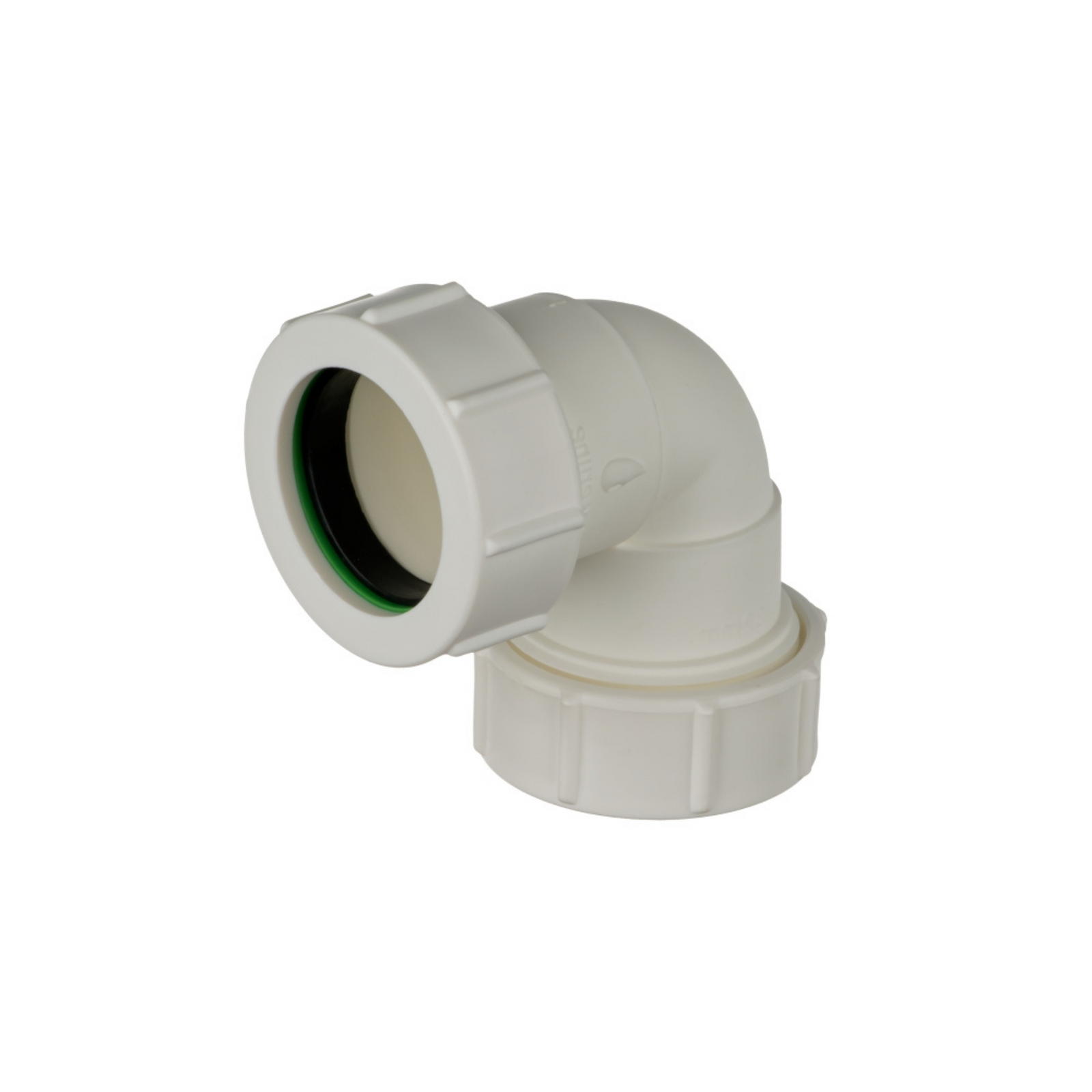 Easi Plumb - 32mm 90 Deg. Elbow - Compression Waste Pipe Fittings White Dynamite Hardware