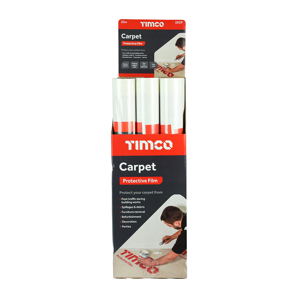 Carpet Protective Film 25m x 0.6m - Dynamite Hardware