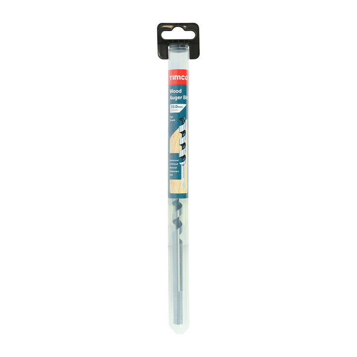 10.0 x 235 Wood Auger Bit - Hex Shank