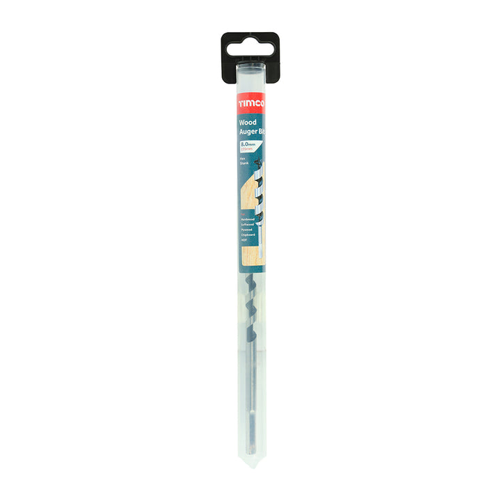 6.0 x 235 Wood Auger Bit - Hex Shank