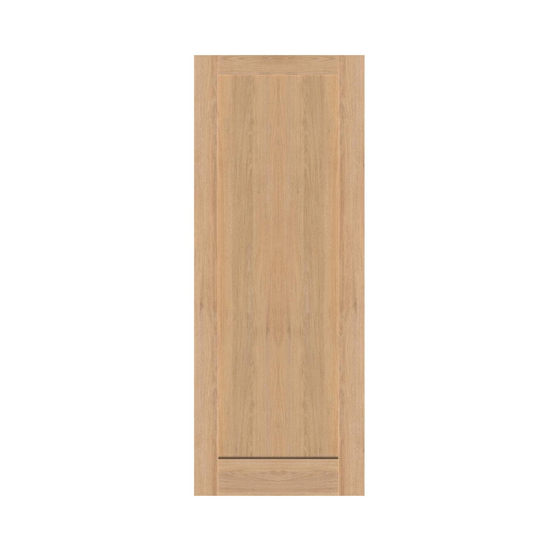 SEADEC Hampton Oak Natural 1 Panel Shaker Panelled Door Oak (44MM) - DOOR Dynamite Hardware