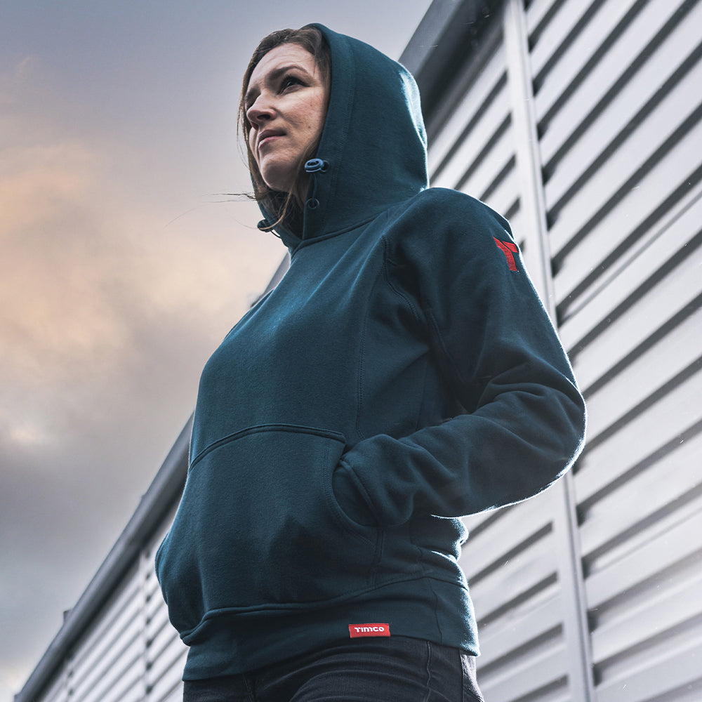 Workman Hoodie - Teal - Dynamite Hardware