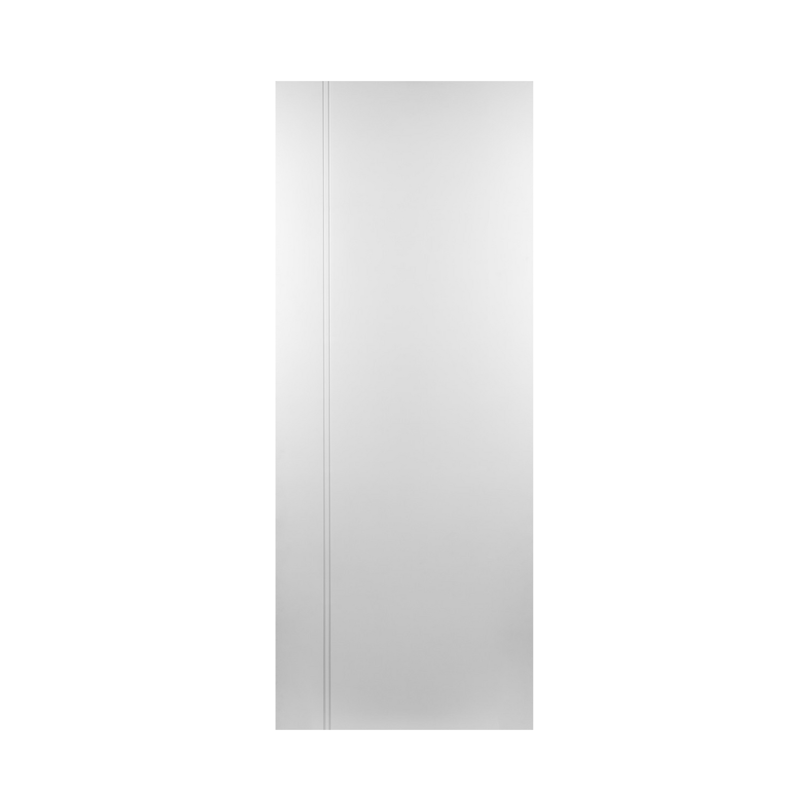 SEADEC Idaho White 2 Vertical Lines White Primed Design (44MM) - DOOR Dynamite Hardware