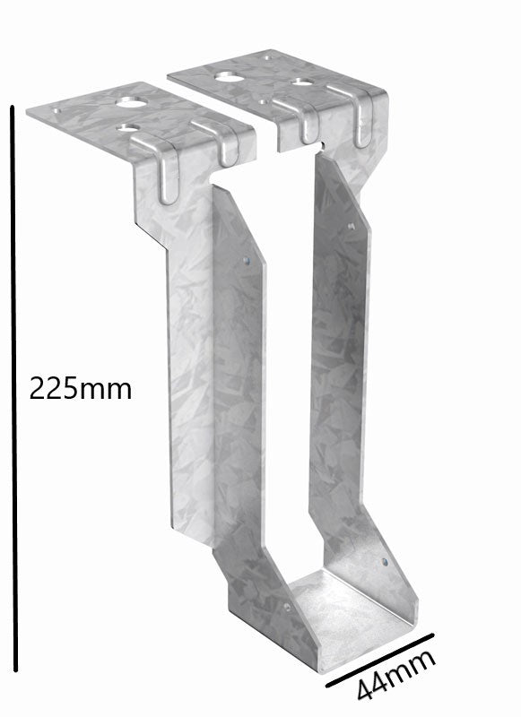 Radius 225x44mm Joist Hanger 9x2in Timber To Wall