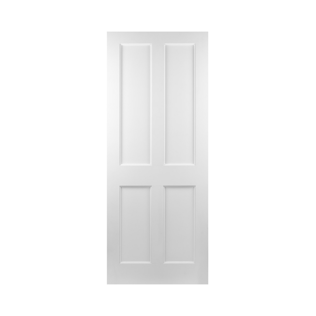 SEADEC Kingscourt 4 Panel Panelled Door White Primed (42MM) - DOOR Dynamite Hardware