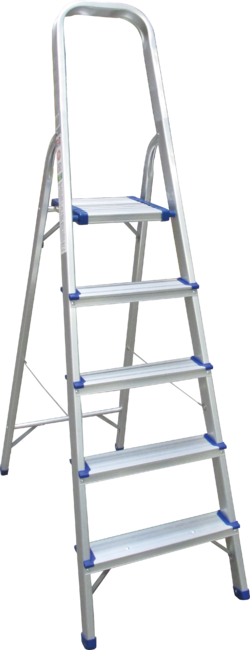 Radius 5 Tier Aluminium Step Ladder