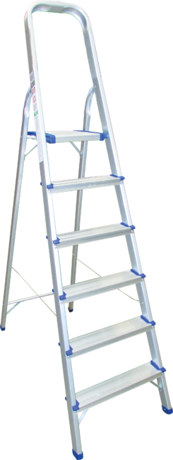 Radius 6 Tier Aluminium Step Ladder