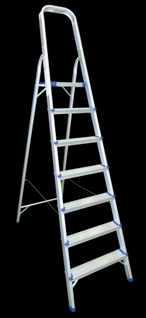 Radius 7 Tier Aluminium Step Ladder - step ladder Dynamite Hardware