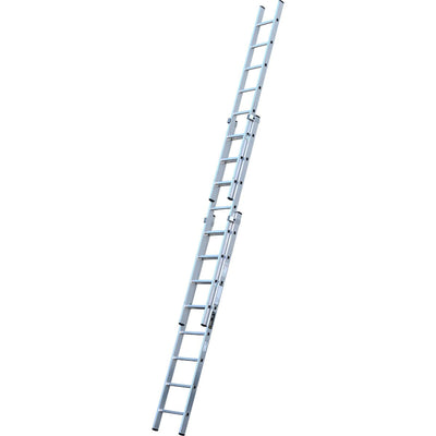 Radius 3 Part Extension Ladder 3x12 Rung 3.42mt To 8.46mt - Ladder Dynamite Hardware