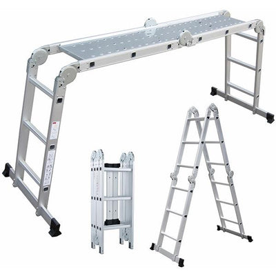Radius 4 Way Multi Purpose Ladder With Platform - Ladder Dynamite Hardware