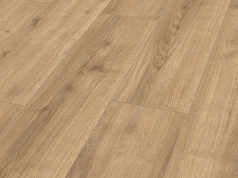 8Mm Rooms Aqua Suite 4V Luxor Oak Gold - 2.11M2 Pk  - Ac5 - Nr Surface - Aqua Pearl Joint, 24 Hr Nalfa Tested - 8 X 191 X 1380Mm
