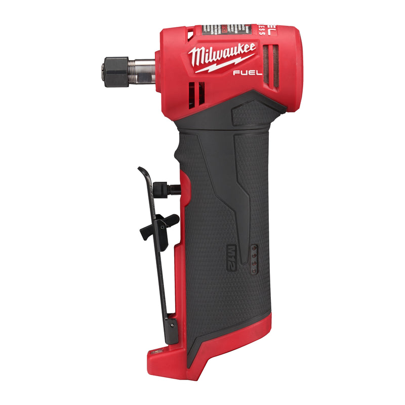 MILWAUKEE M12 FUEL Angled Die Grinder Supplied with 6, 8 mm collet (BARE UNIT)