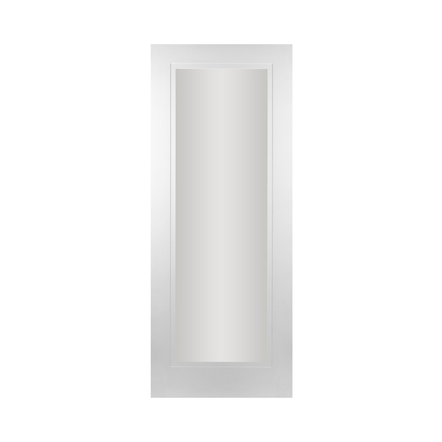 SEADEC Madison White 1 Panel Shaker Stepped Pre-Glazed (42MM) - DOOR Dynamite Hardware
