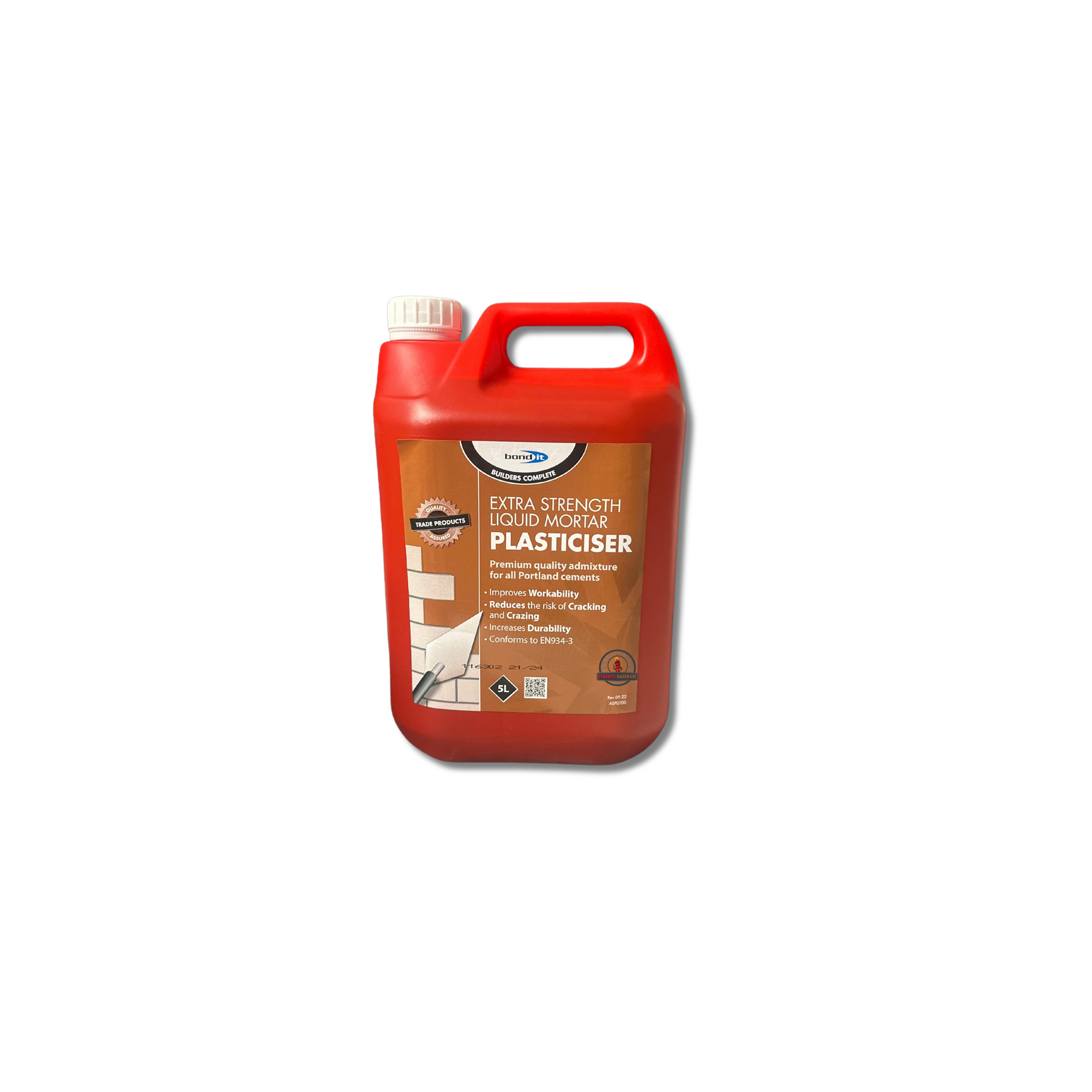 LIQUID MORTAR PLASTICISER 5LTR