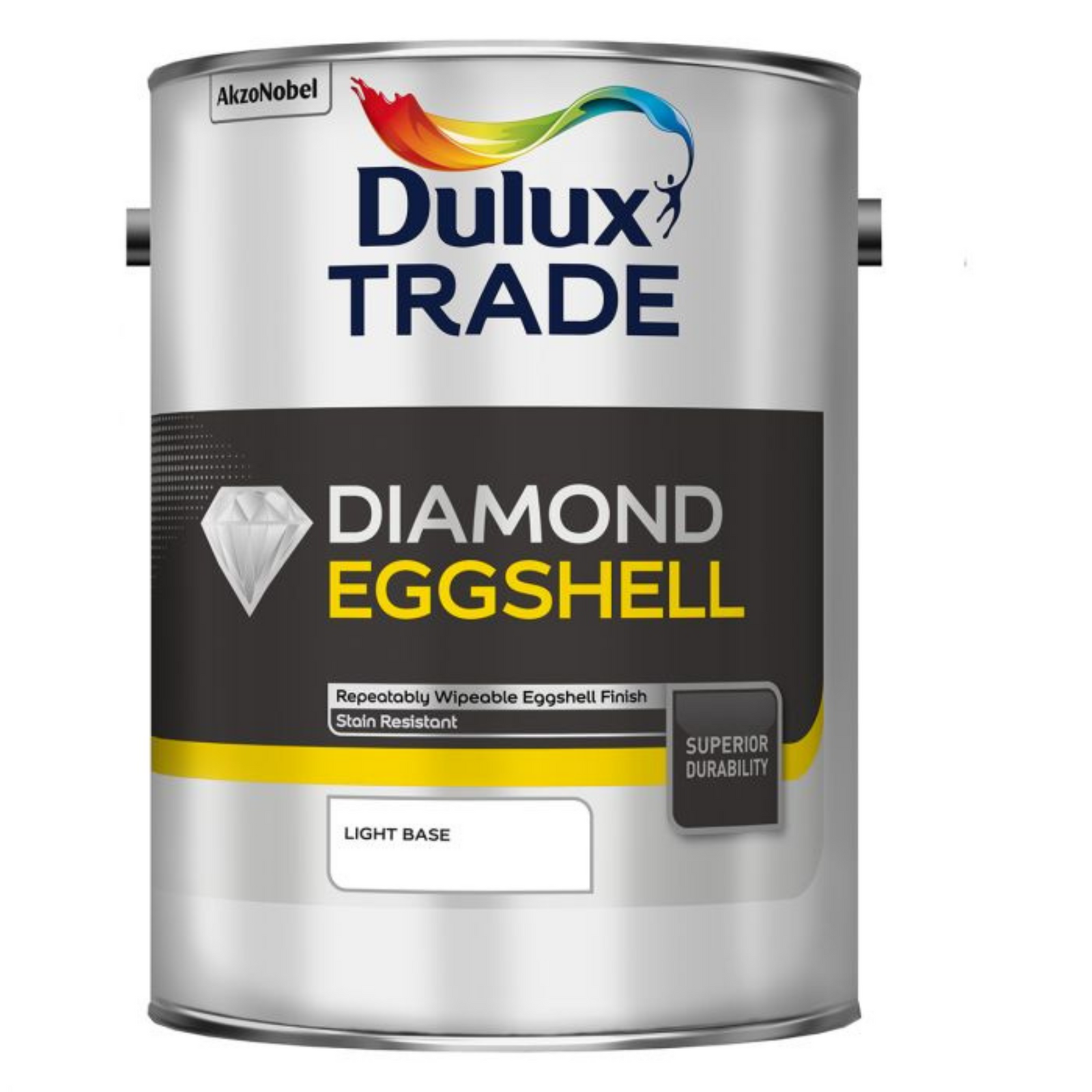 DULUX TRADE DIAMOND EGGSHELL LIGHT BASE 5L - Dynamite Hardware