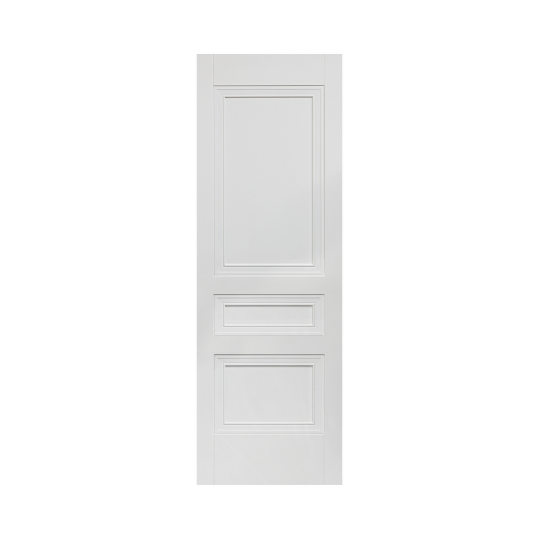 SEADEC Perth White 3 Panel White Primed (42MM) - DOOR Dynamite Hardware