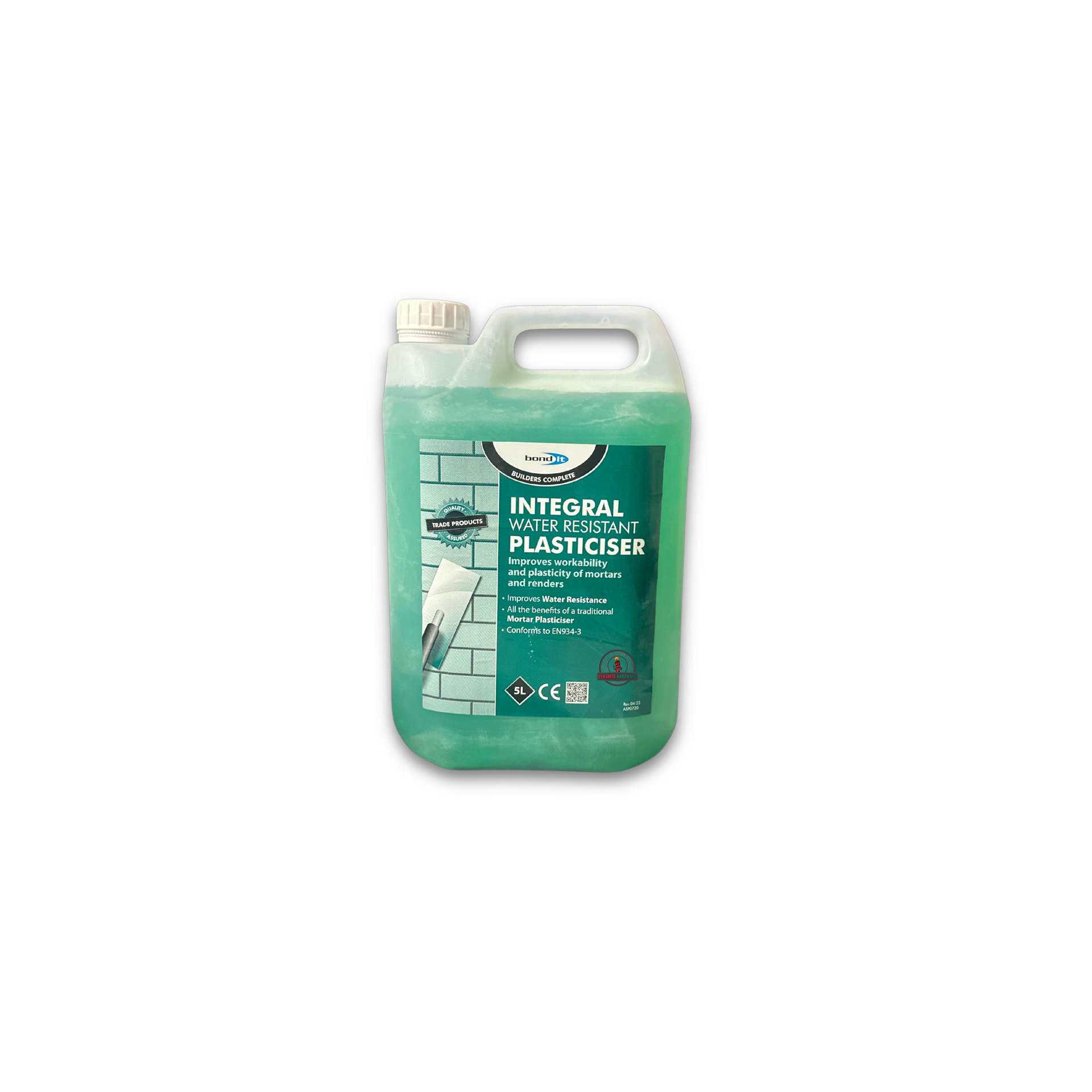 INTEGRAL WATER RESISTANT PLASTICISER (WATERPROOFER) 5LTR