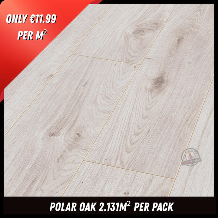 8Mm Excel 4V Polar Oak - 2.131M2 Pk - Ac4 - Wg Surface Finish - 8 X 193 X 1380Mm