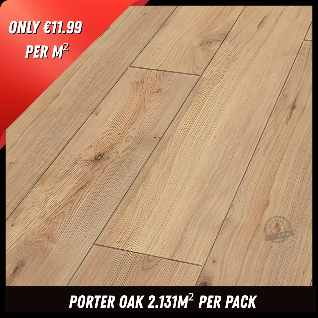 8Mm Excel 4V Porter Oak - 2.131M2 Pk - Ac4 - Wg Surface Finish - 8 X 193 X 1380Mm