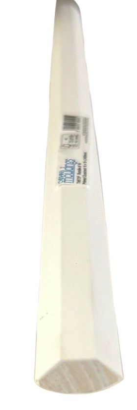 15mm x 15mm Quadrant - Primed White CODE J