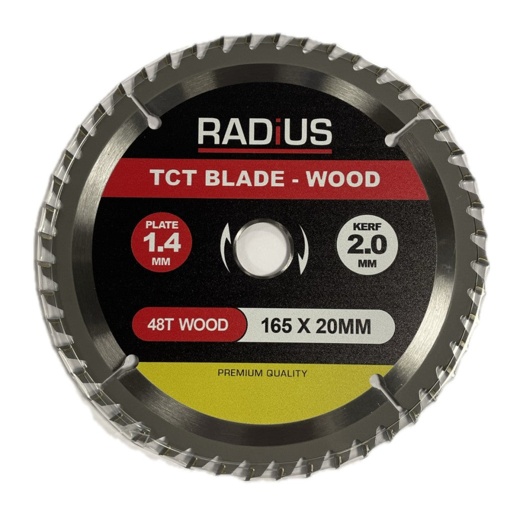 Radius 184mm 24T TCT Wood Blade 30mm Bore